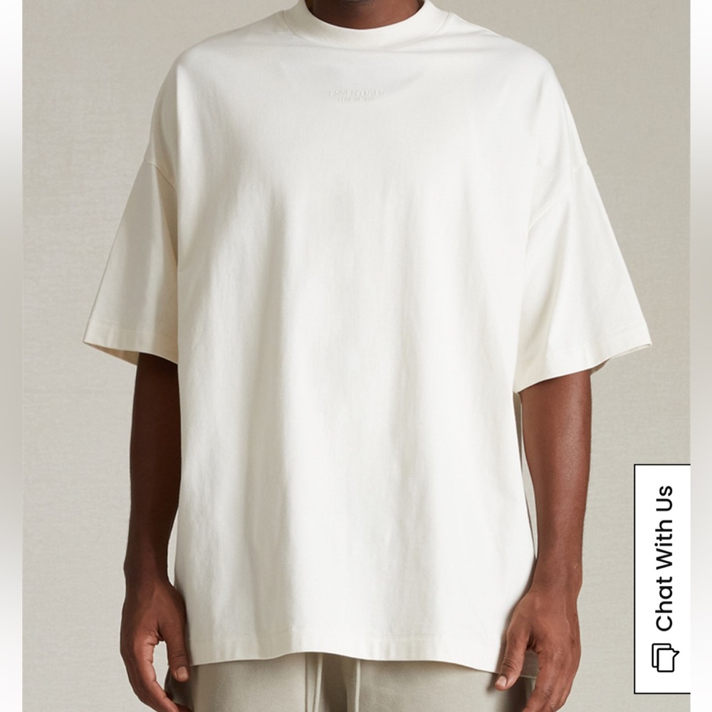 Fear of God Essentials Cloud Dancer T-Shirt